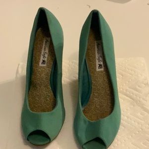 American eagle ae wedge heel vintage 2005 ish